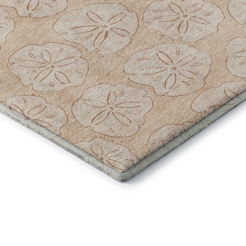 Premium Machine Washable Mayfield AMF189 Animal Print Rug, 10' x 14', Nectarine