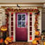 Figurine de couverture de porte d'Halloween