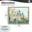 Cadre flottant princesse vue du château, design par Christine Simpson Art-1810531902-1810531900