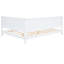 Lit de jour double blanc / en bois massif - Style Mid-Century moderne classique pour un lit à la maison avec des lattes élégantes-547301129-547301126