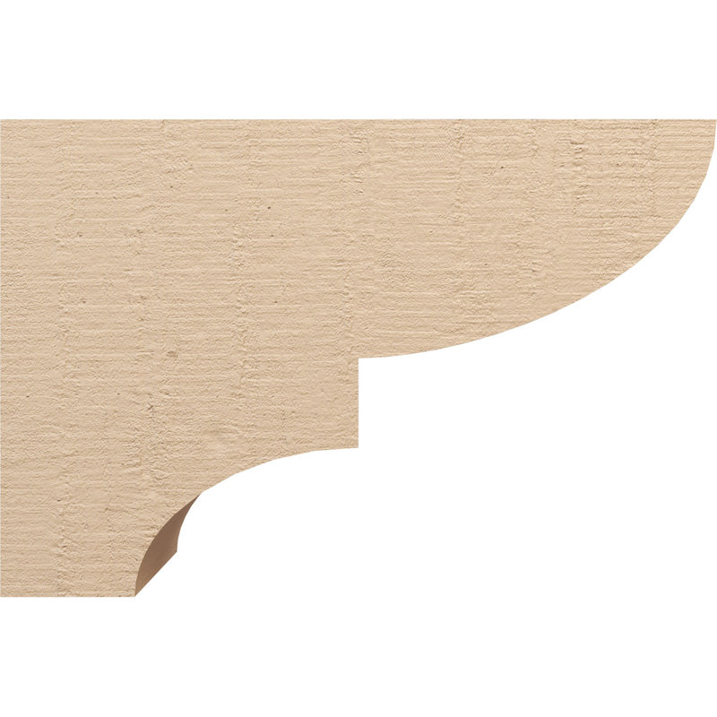 Bois de cèdre brut Ridgewood, Corbeau apprêté Ridgewood, H 22 po x l 11 po x P 33 po