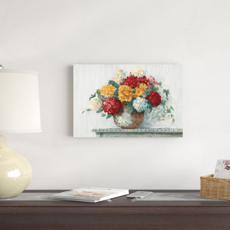 Automne hortensia chalet, H 12 po x l 18 po