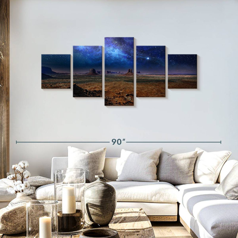Alvord Starlit Monument Valley, H 30 po x l 68 po
