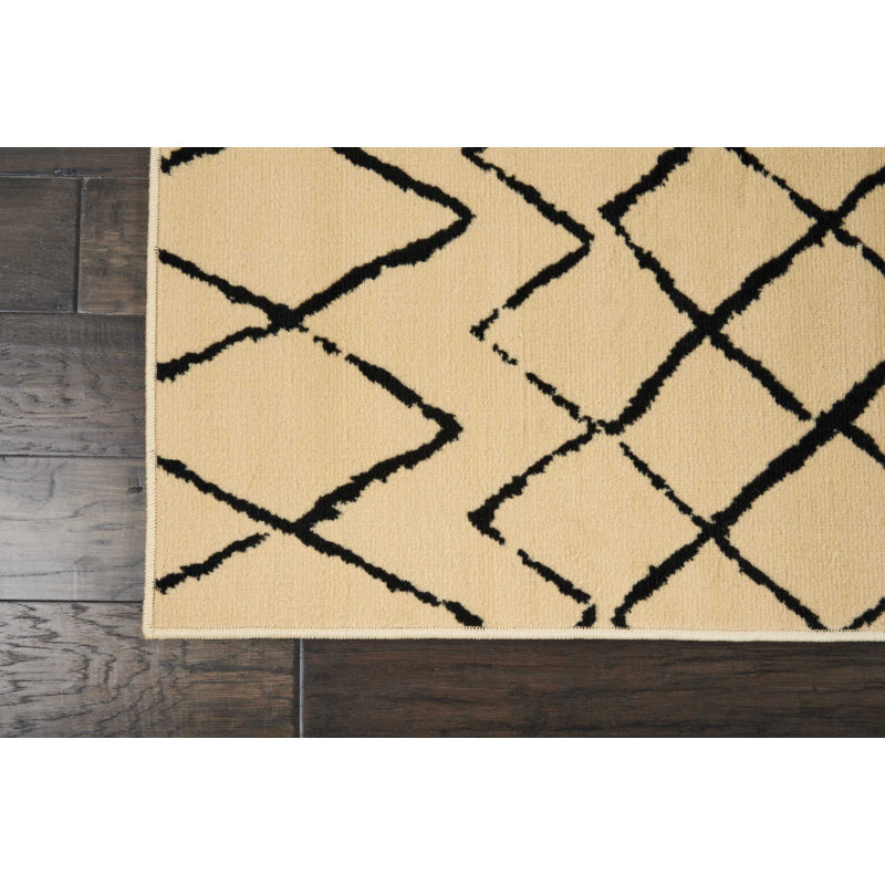 Budyoni Abstract Indoor Rug, Rectangle 7'10" x 9'10"