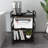 3-Tier Movable Printer Stand with Wheels – Multi-Purpose Storage Cart-1626126929