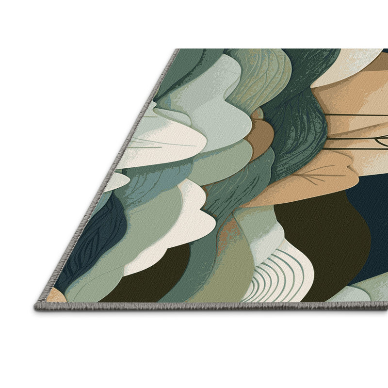 Lunar Embers Rug, Rectangle 5' x 8'