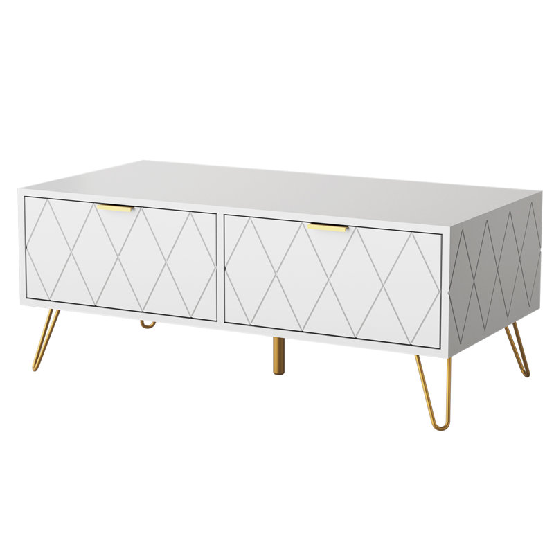 Joliet Coffee Table, White