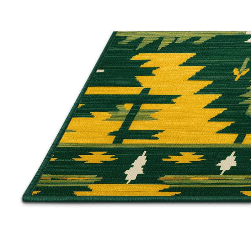 Washable Palo Verde Southwestern Area Rug, Rectangle 7 pi x 9 pi