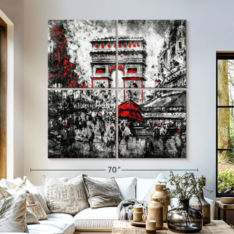 Nicci Arc De Triomphe Pop, 57" H x 57" W