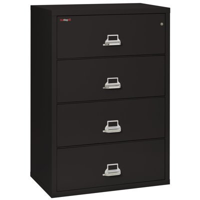 Fireproof 4-Drawer Vertical Filing Cabinet by FireKing