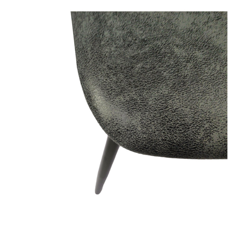 Chaises de salle à manger Collett, Grey, Noir