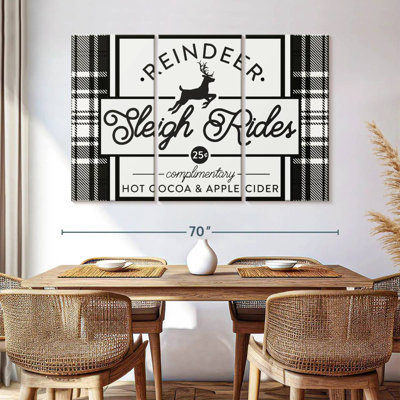 Plaque murale Plaid Holidays III