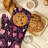 Blushing Love Hearts Oven Mitt Cotton Twill