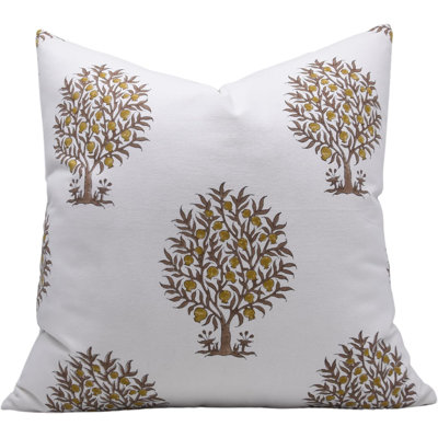 Housse de coussin à motif floral bohémien Fabividine, motif de tons de terre, tissu de coton à motif de coussins bohème pastel bohème pastel, (Anar)