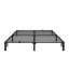Structure de lit, structure de lit plateforme en métal robuste avec support de lattes en fer durable et pieds, aucun sommier requis, aucune vis nécessaire, supporte jusqu'à 800 lb, assemblage sans outil-396504224