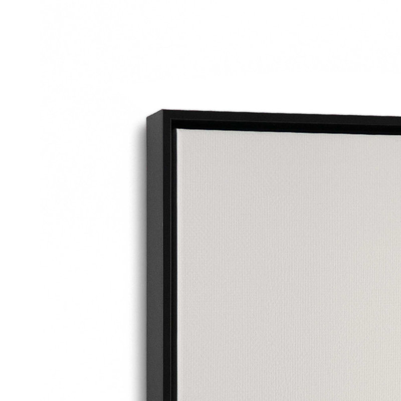 2 - Pièces sur toile, Bleu, Cadre noir satiné, H 50 po x l 34 po