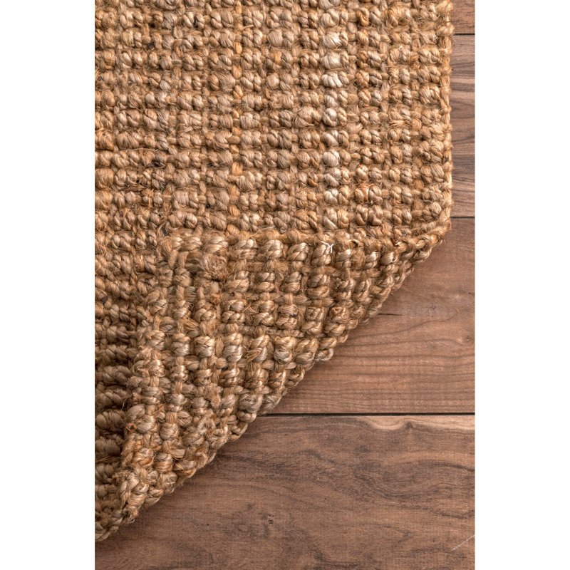 Bierstadt Jute / Sisal Hand Woven Area Rug, Rectangle 91 x 152cm