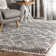 Candler Geometric Gray Area Rug