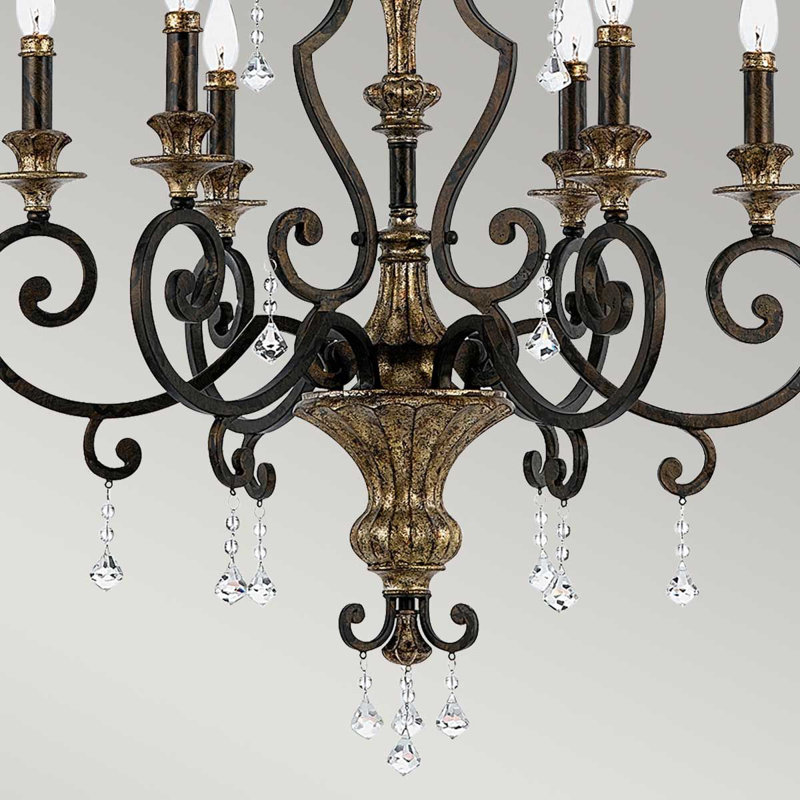 Banville 6 - Light Candle Style Chandelier