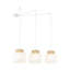 Luminaire suspendu naturel DUO en jute blanc 3-2144007561-2144007560