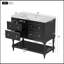 Ensemble de meuble-lavabo 36 po avec ensemble de meuble-lavabo, lavabo en céramique encastré, ensemble de meuble-lavabo autoportant avec 4 tiroirs, armoire de salle de bain avec cadre en bois massif-472837692
