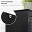 Armoire autoportante noire avec 2 armoires-2002219090