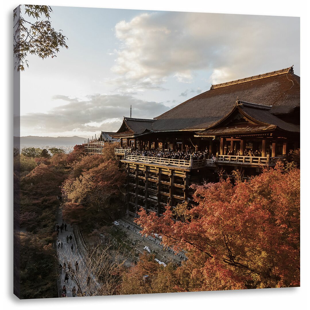 Leinwandbild Rieisger Kiyomizu-dera Tempel in Kyoto