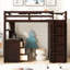 Lit mezzanine simple avec tiroirs, bureau et garde-robe espresso-947288652-947288655