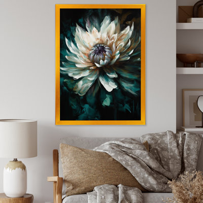 White Lotus Floral Dreams II, reproduction d'art sur toile