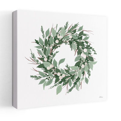 Soft Sage Wreath Contemporary Art