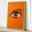 Watchful Gaze Modern - Wrapped Canvas-660666521-660666525
