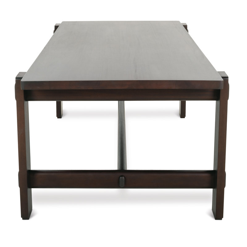 Kindred Dining Room Table, Dark Brown Wood, Wood