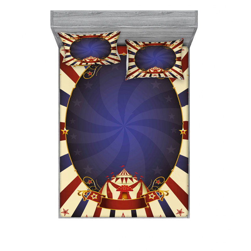 Ensemble de draps Tent Ribbon, Ensemble de drap pour grand lit avec drap-housse