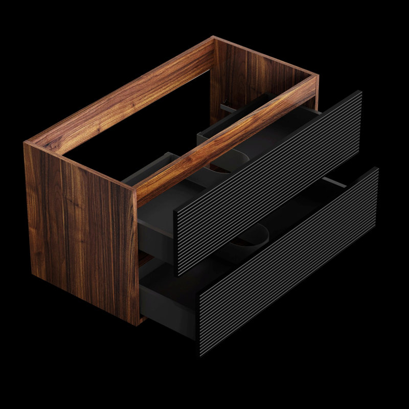 Armoire murale à 2 tiroirs pour salle de bain