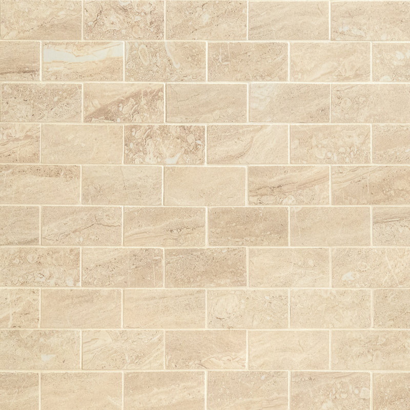 Carreau de mosaïque de plancher et de mur en porcelaine polie 12 po x 12 po Azira, Aurume