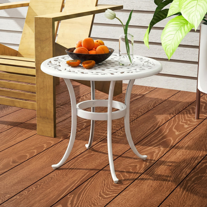 Round Outdoor Side Table , 60cm cm W 60cm cm D