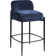 Brixen Upholstered Counter Stool with Metal Frame