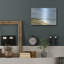 Art mural en métal luxueux «Coastline Calm 2» par Annie Warren, 16 po x 12 po-114969181