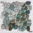 Taipei Green Leveled Pebbles Natural Stone Mosaic for Floor and Wall