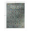 Tapis unique noué à la main Tribal - bleu clair, 8 pi 9 po x 12 pi 0 po Tribal