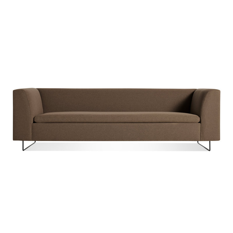 Bonnie And Clyde Sofa, Kvadrat Autumn Cardamom, 29" H x 96" W x 33" D
