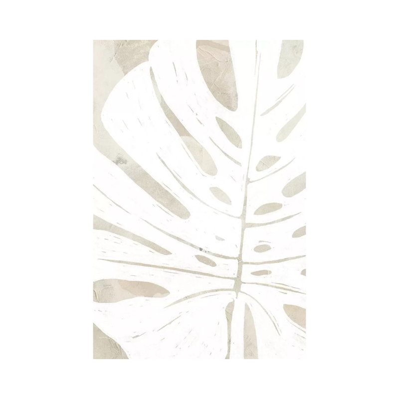 Linen Tropical Silhouette I - Wrapped Canvas Gallery-Wrapped Canvas Giclée, 20.32 cm H x 30.48 cm W