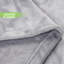 Couverture pour chien / chat en flanelle gris clair 60,5 "X 49,5" pour canapé, lit et canapé