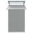 vidaXL Garden Shed Galvanized steel, PC board Large Garden Shed-87784638