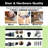 Homacer 80 in. H Semi Gloss Barn Door with Barn Door Hardware-100851994