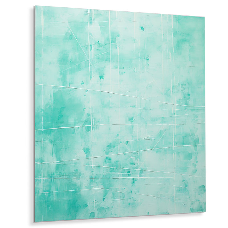 «Power Lines Mint Matrix» sur, H 20 po x l 12 po x P 1 po