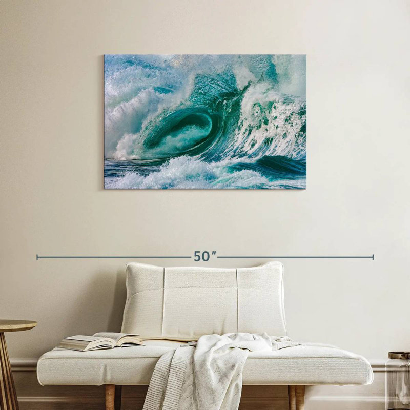 Gillard Violent Ocean Wave, 24" H x 36" W