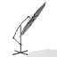 Seraphina 3m Cantilever Parasol with LED Light-868611029