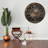 THE GEARS CLOCK Wall Clock with Real Moving Gears IR-LI_ 24 in Round BRONZE-DARK