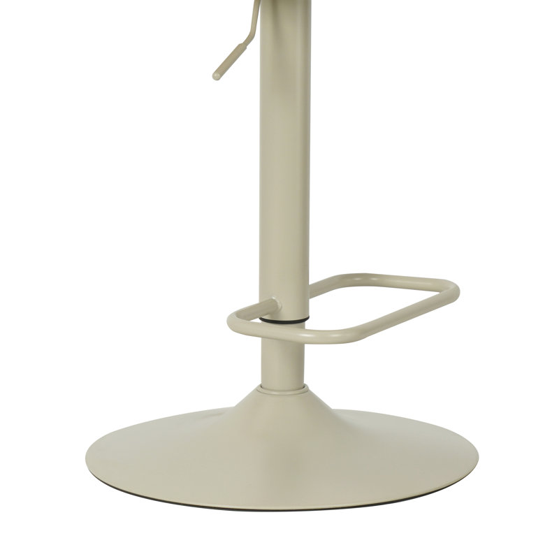 Ensemble de 2 tabourets de bar réglables Wesson, Taupe